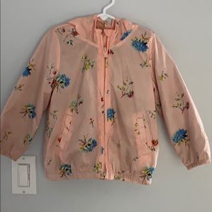 EUC Gap floral windbreaker, lined